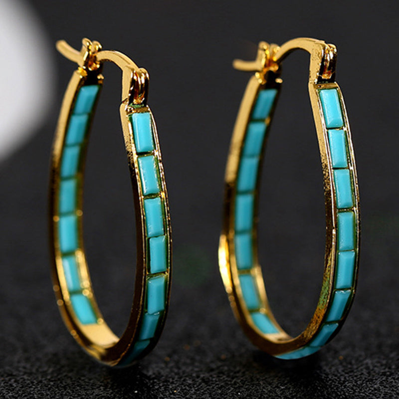 Caspian Edge Creoler | Guld