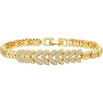 Everleaf Tennisarmbånd | Guld