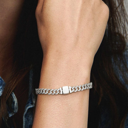 Pave Cuban Armbånd | Guld