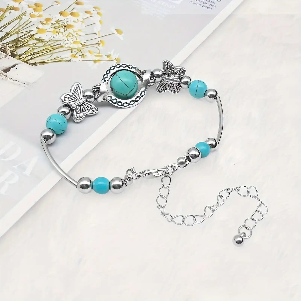Oasis Butterfly Drift Armbånd | Hvidguld