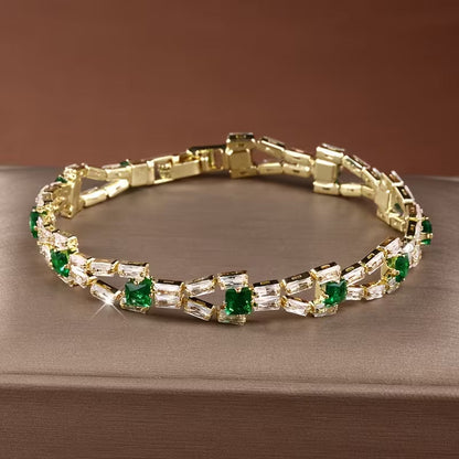 Verde Link Tennisarmbånd | Guld