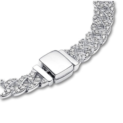 Pave Cuban Armbånd | Guld