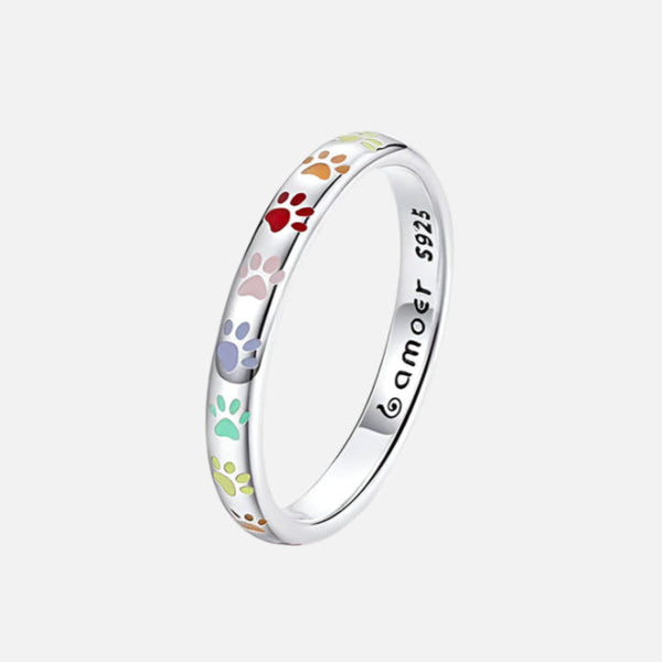 Ring i sterlingsølv med potedesign