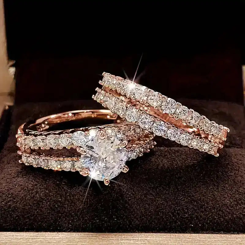 Eternal Radiance Ringsæt | Guld