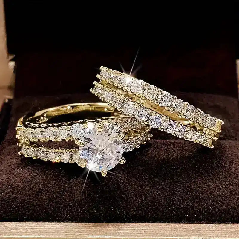 Eternal Radiance Ringsæt | Guld