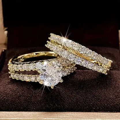Eternal Radiance Ringsæt | Guld