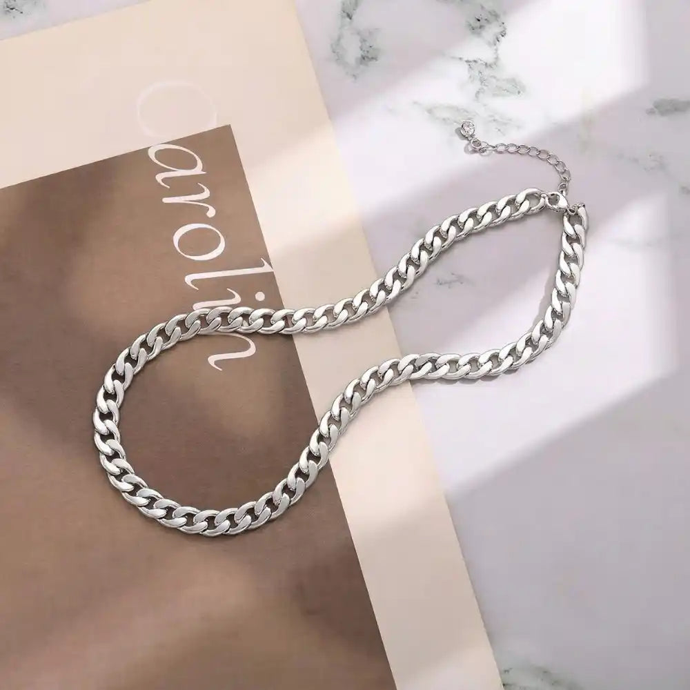 Chunky Cuban Link Halskæde | Guld