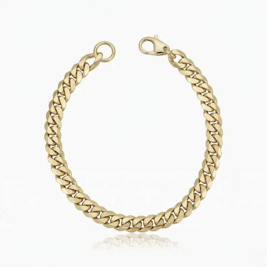 Estate Cuban Armbånd | Guld
