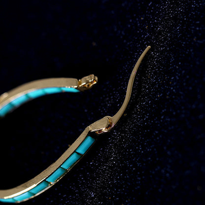 Caspian Edge Creoler | Guld
