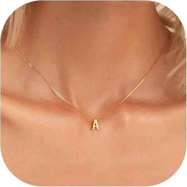 Love Letter Initial Halskæde | Guld