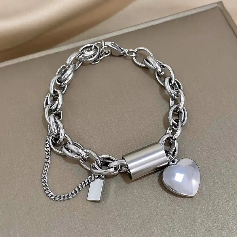 Heartened Chunky Armbånd | Guld