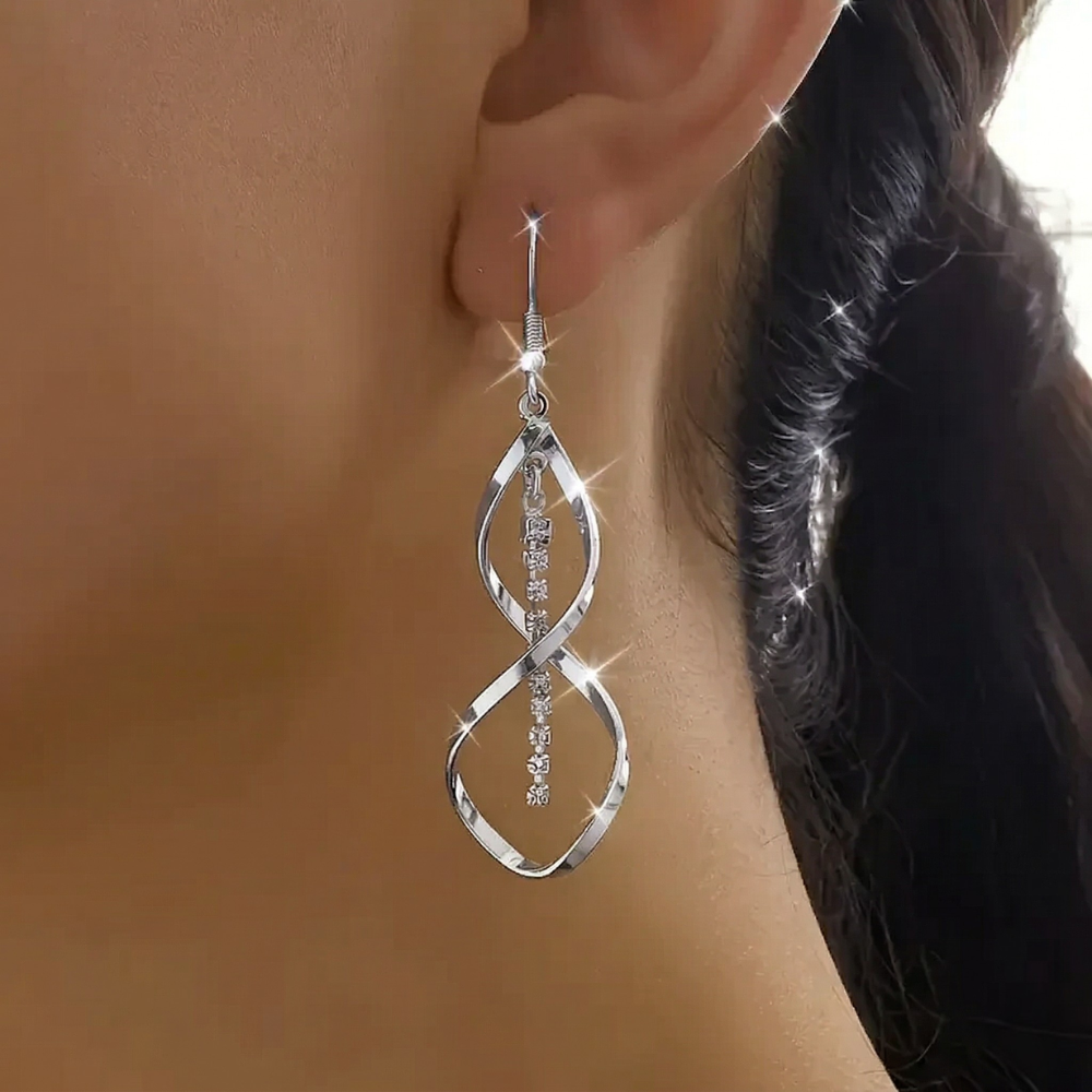 Sunbeam Spiral Øreringe | Guld