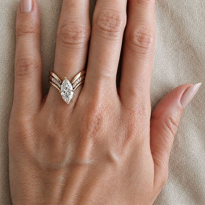Marquise Cut Ringsæt