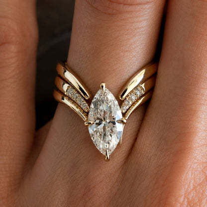 Marquise Cut Ringsæt