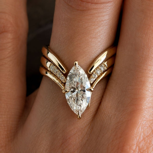 Marquise Cut Ringsæt