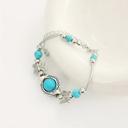 Oasis Butterfly Drift Armbånd | Hvidguld