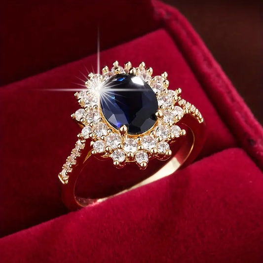 Vionne Saphirae Ring | Guld