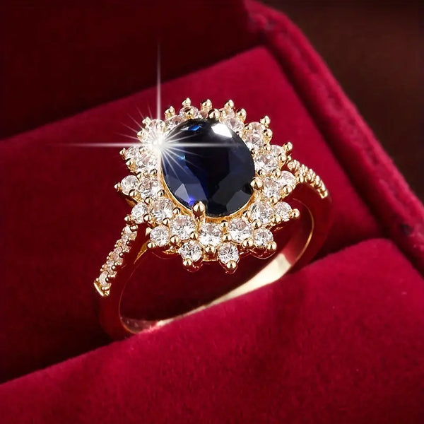 Vionne Saphirae Ring | Guld