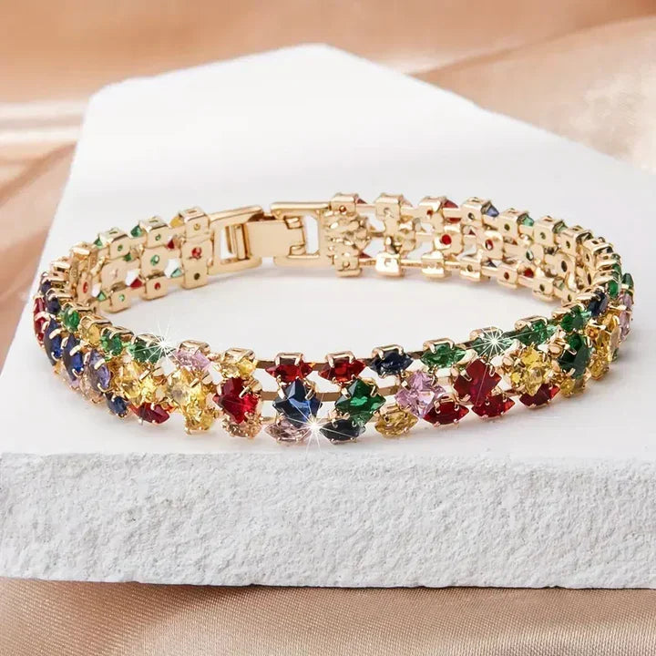 Farverigt armbånd