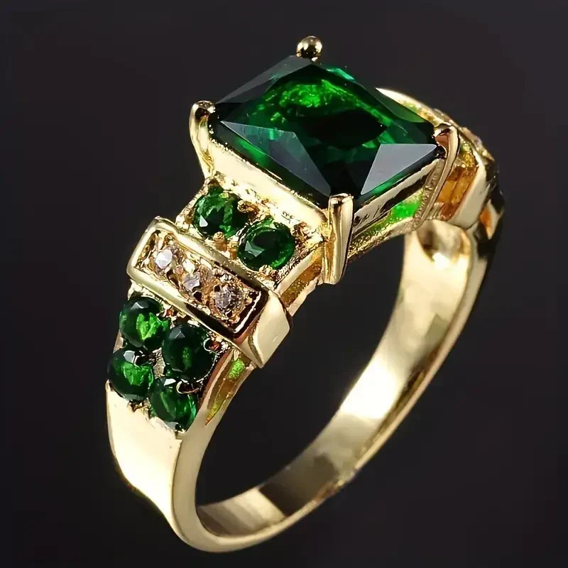 Exquisite smaragdring | Guld