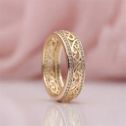 Shiny Hollow Guldring | Guld