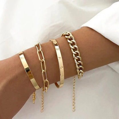 Elan Mercer Armbåndssæt | Guld