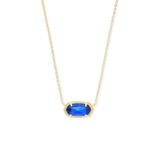 Klassisk Oval Safir Halskæde | Guld